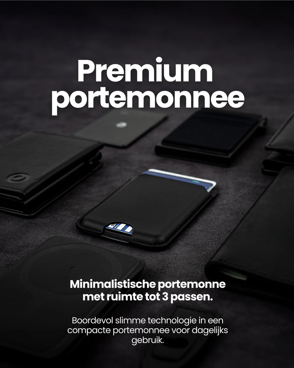 Trag MagSafe Wallet Small - Apple Find My- Premium pasjeshouder met geïntegreerde tracking en plek voor 3 pasjes