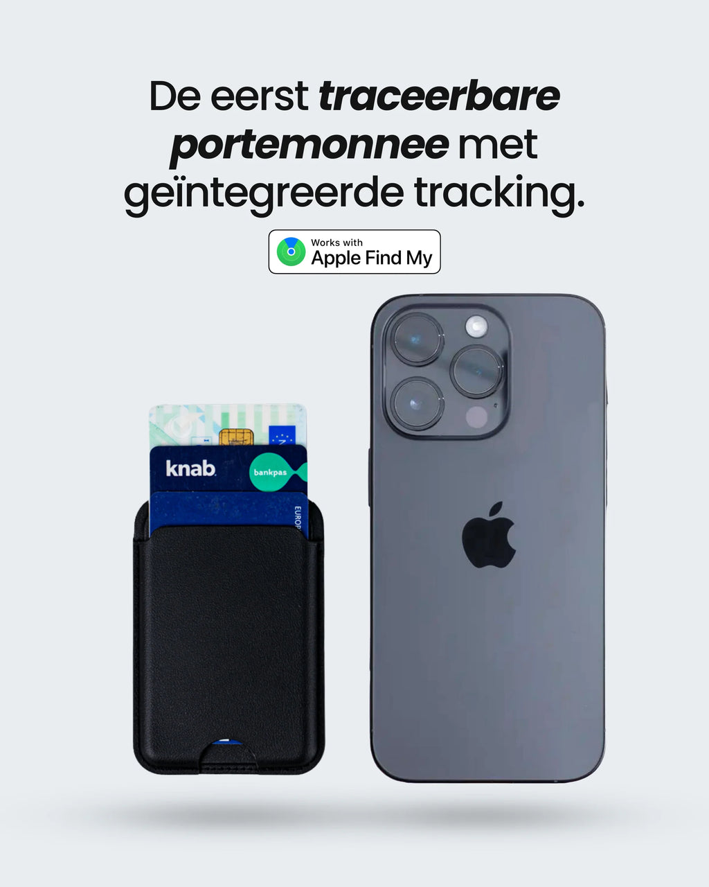 MagSafe Wallet Small - Apple Find My - Trag - traceerbare portemonnee met geïntegreerde tracking