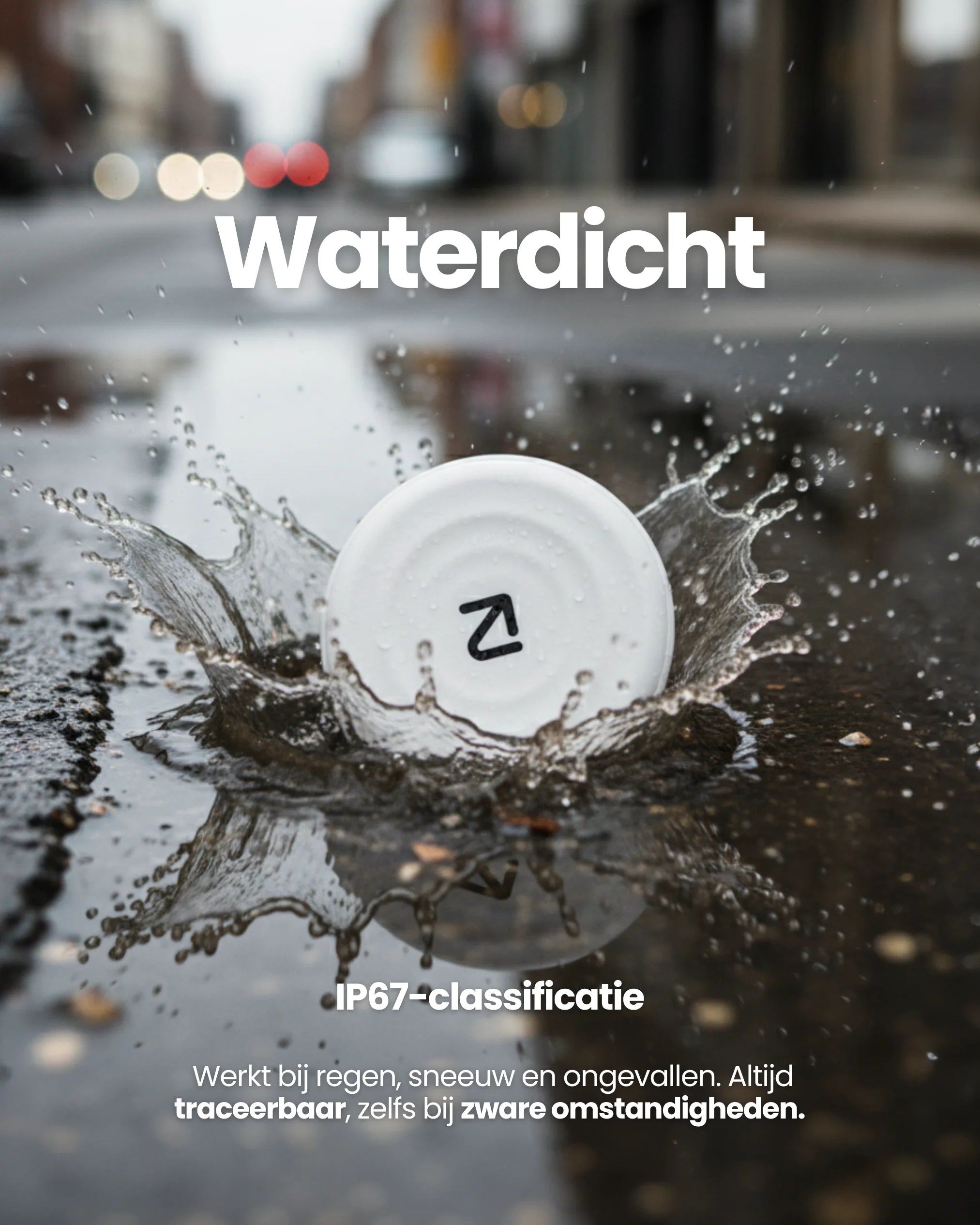 Trag Tag - Sleuteltracker - Waterdicht - IP67 geclassificeerd
