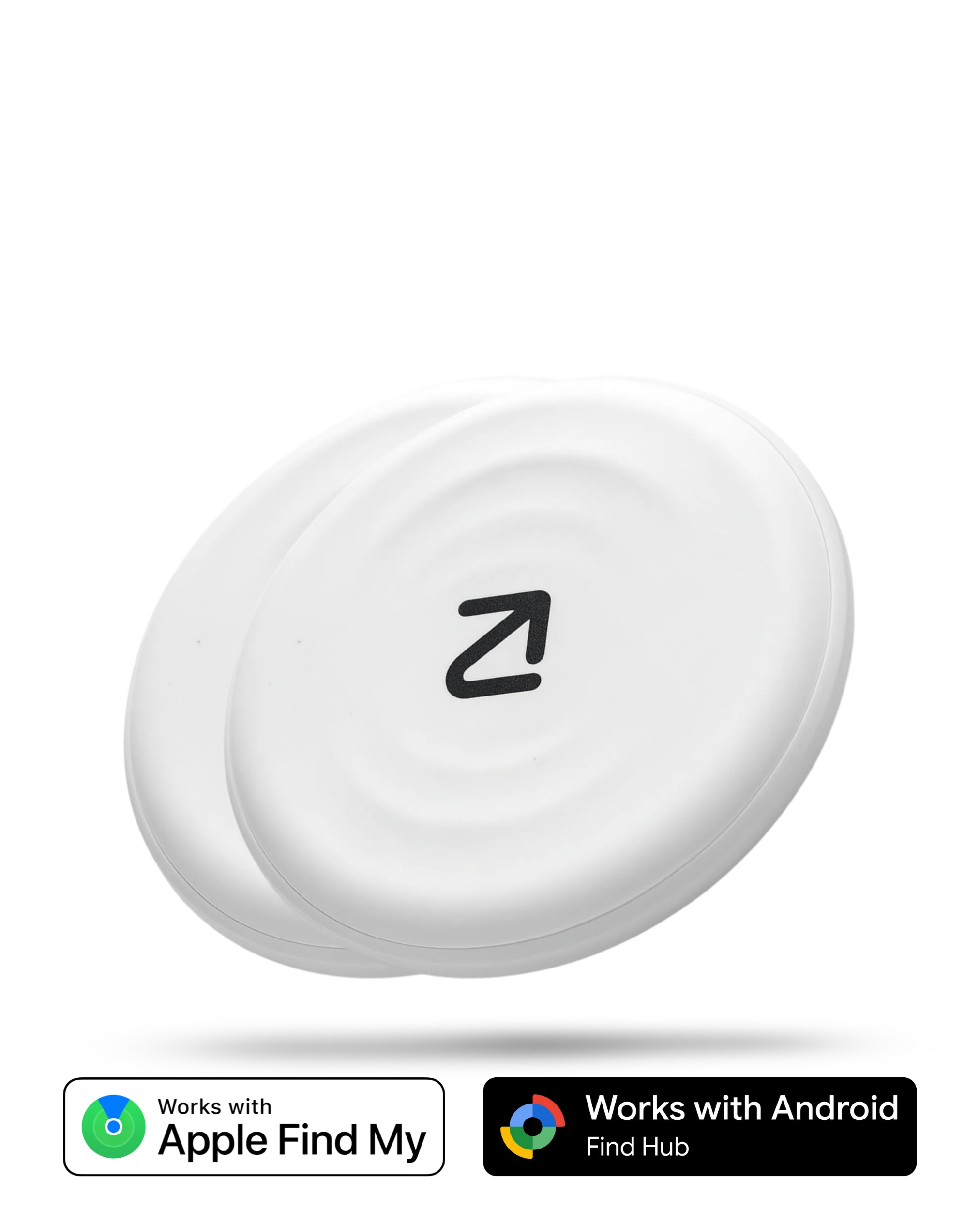 2 stuks Trag Tag – Bluetooth tracker Apple & Android - Trag