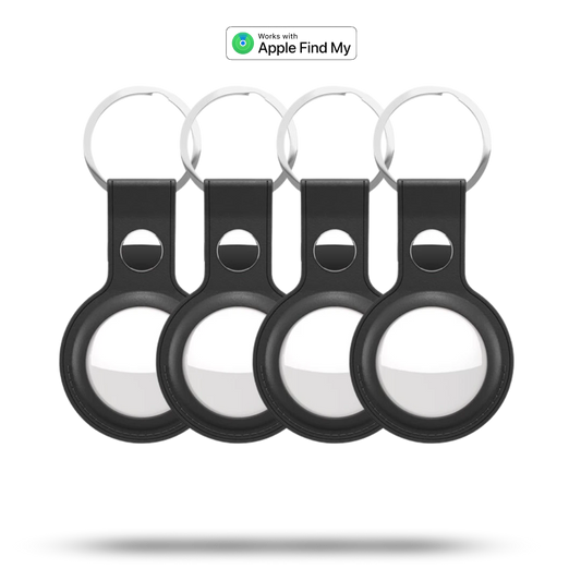 4PACK Trag Tag + zwarte hanger | Apple - Trag