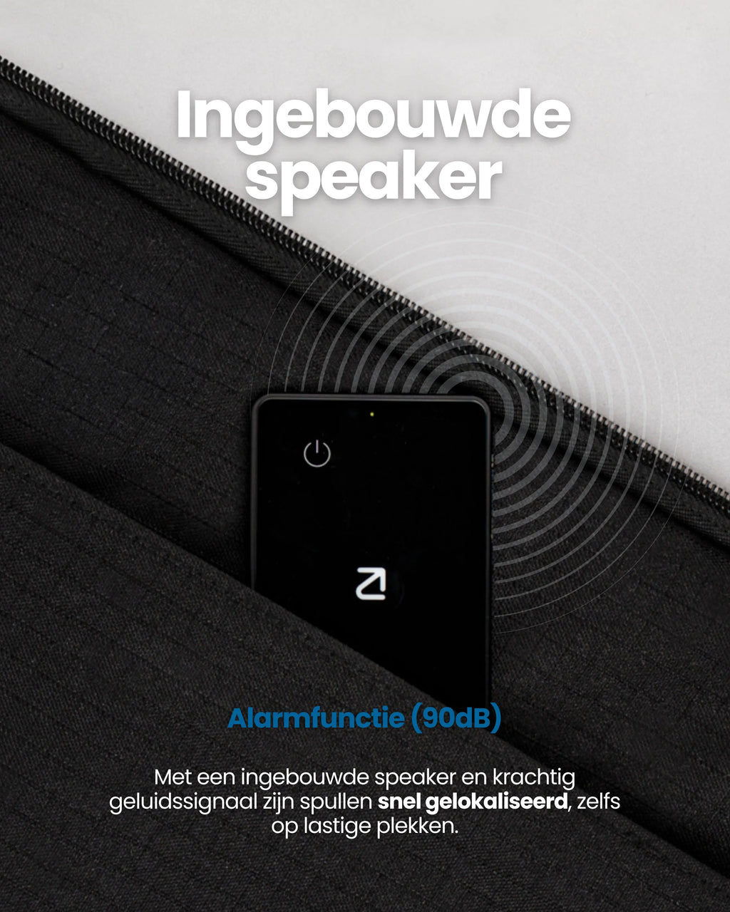 Trag Card - Apple Wallet Tracker - Trag - Ingebouwde speaker met alarmfunctie  van 90dB