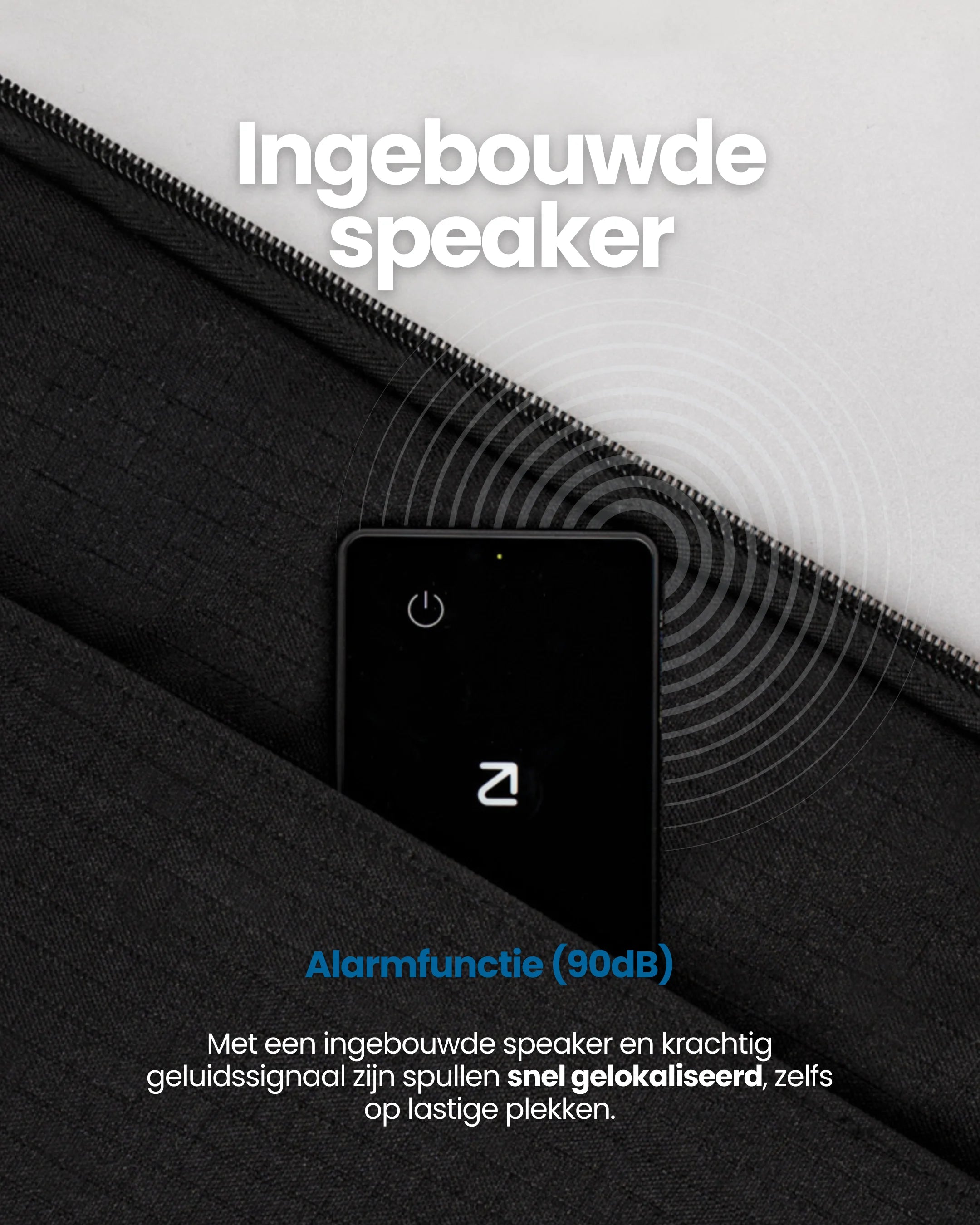 Trag Card - Apple Wallet Tracker - Trag - Ingebouwde speaker met alarmfunctie  van 90dB