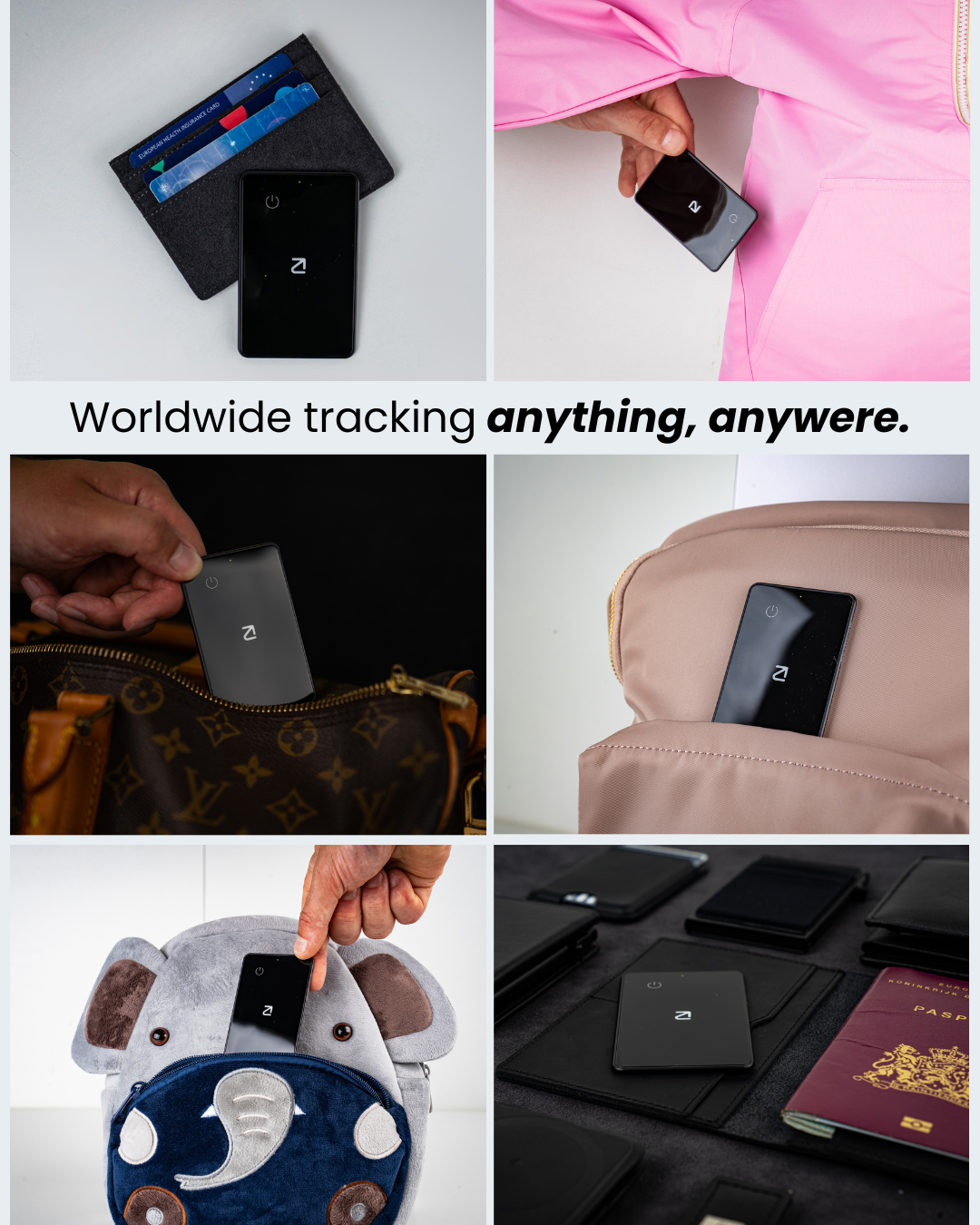 Trag Card - Apple Wallet Tracker - Trag