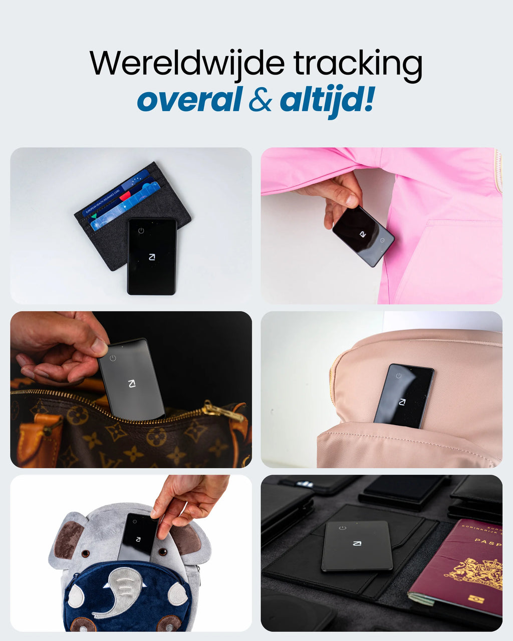 Trage Card Trag Card | Wallet tracker voor Apple Find My | Trag