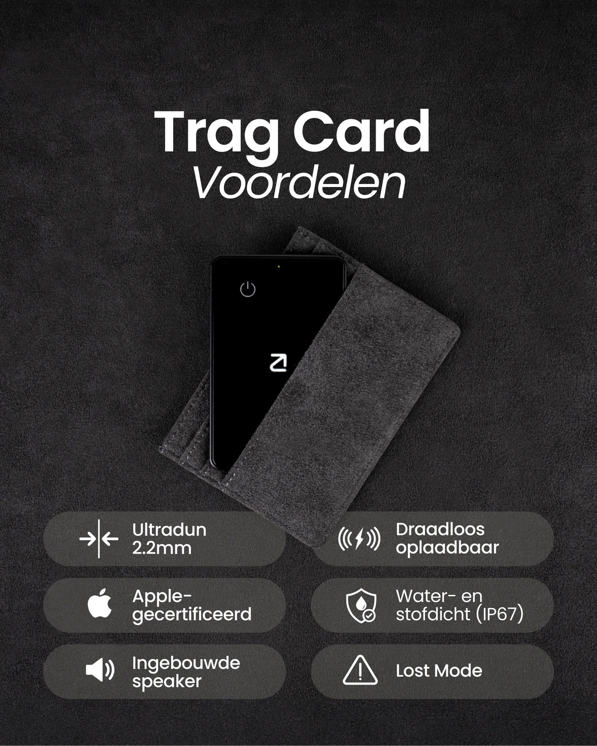Trage Card Smart Bluetooth Trackers - Compatible with Apple & Android – Trag
