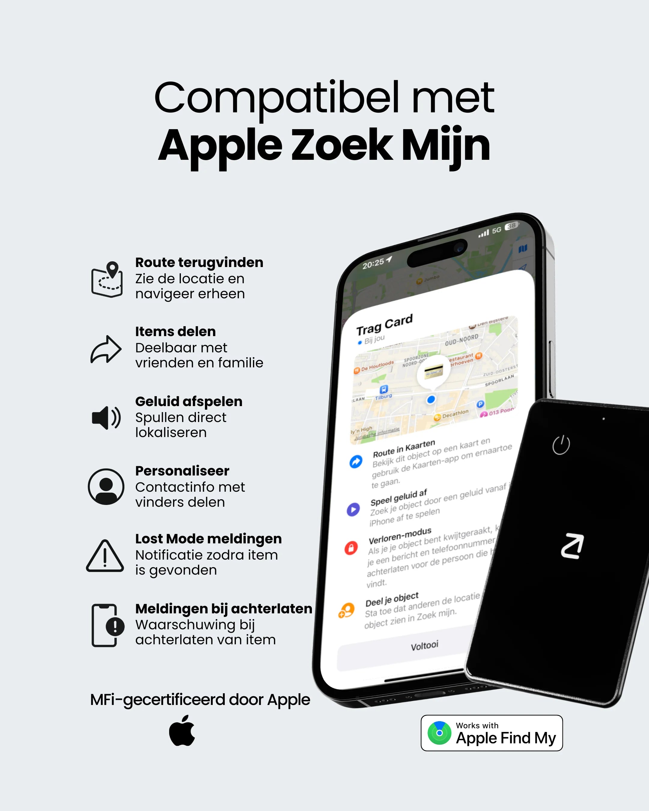 Trag Card - Apple Wallet Tracker - Trag